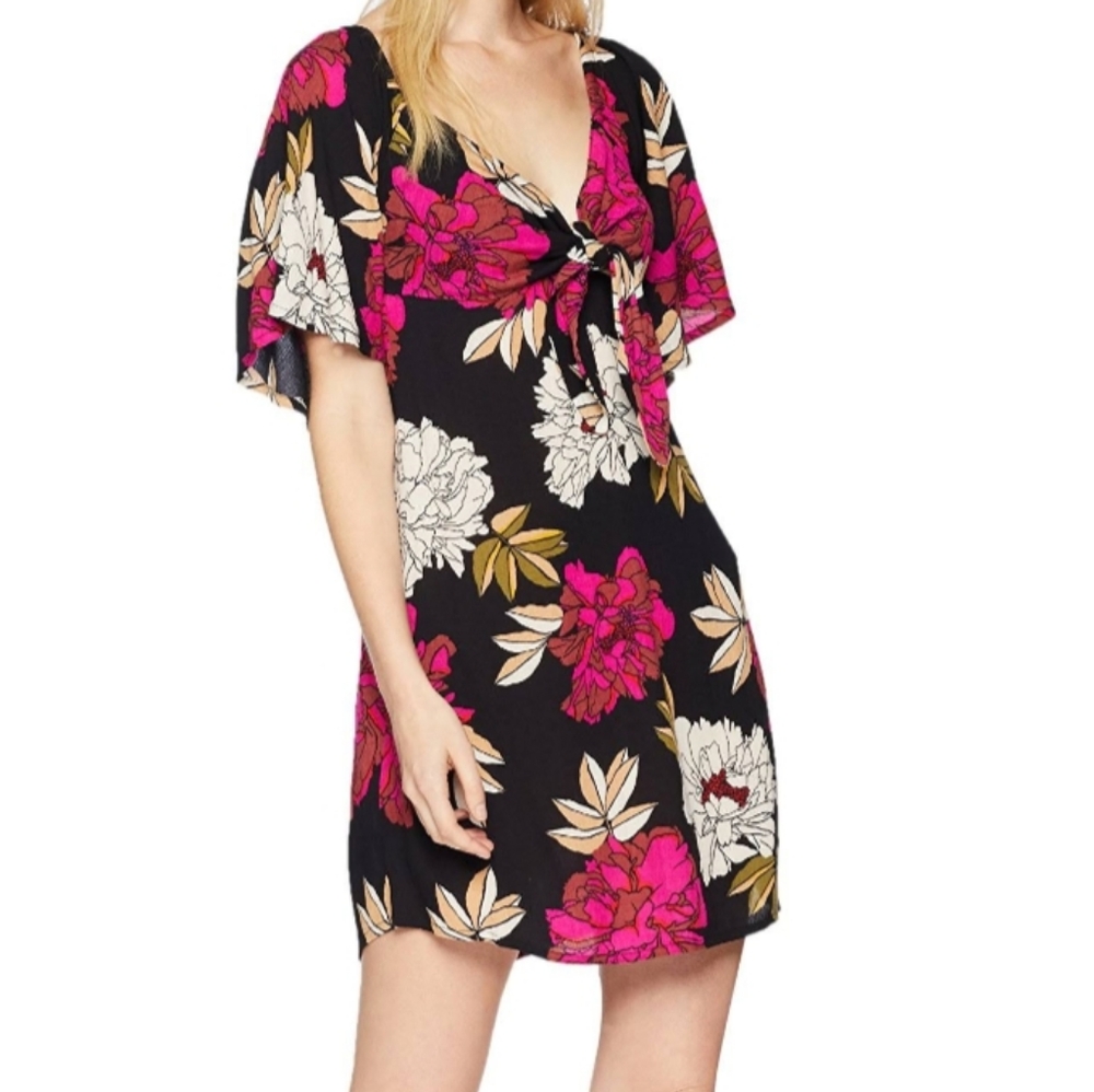 Billabong Women's Black Delicious Day Mini Dress